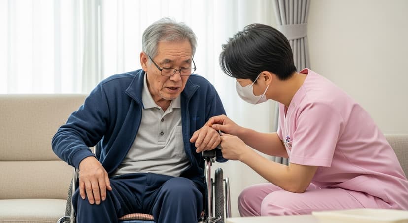 입주 간병 지원